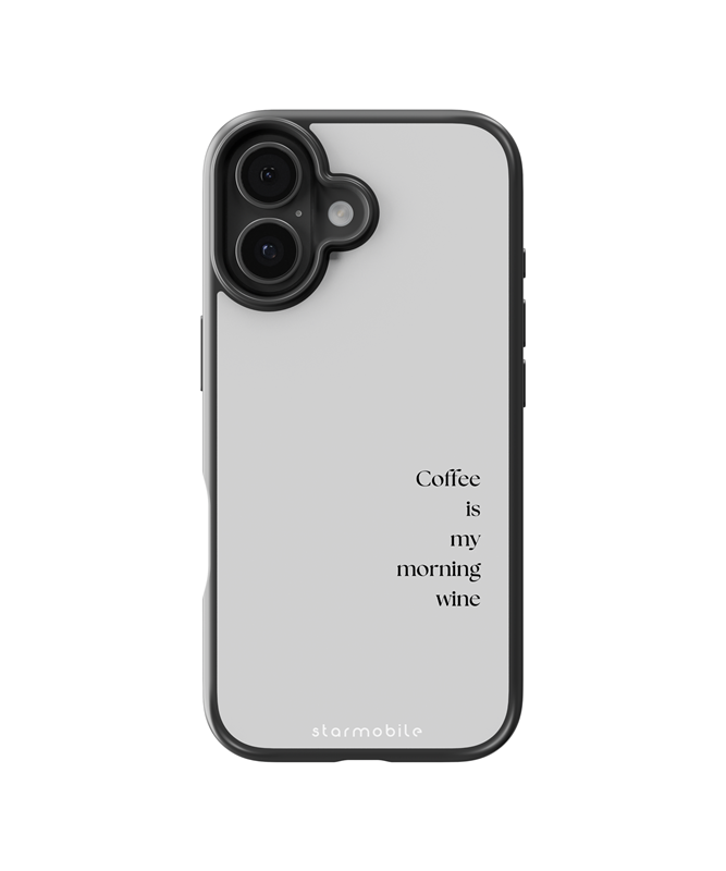 Husa Coffe is my morning wine Apple iPhone Impact Ultra