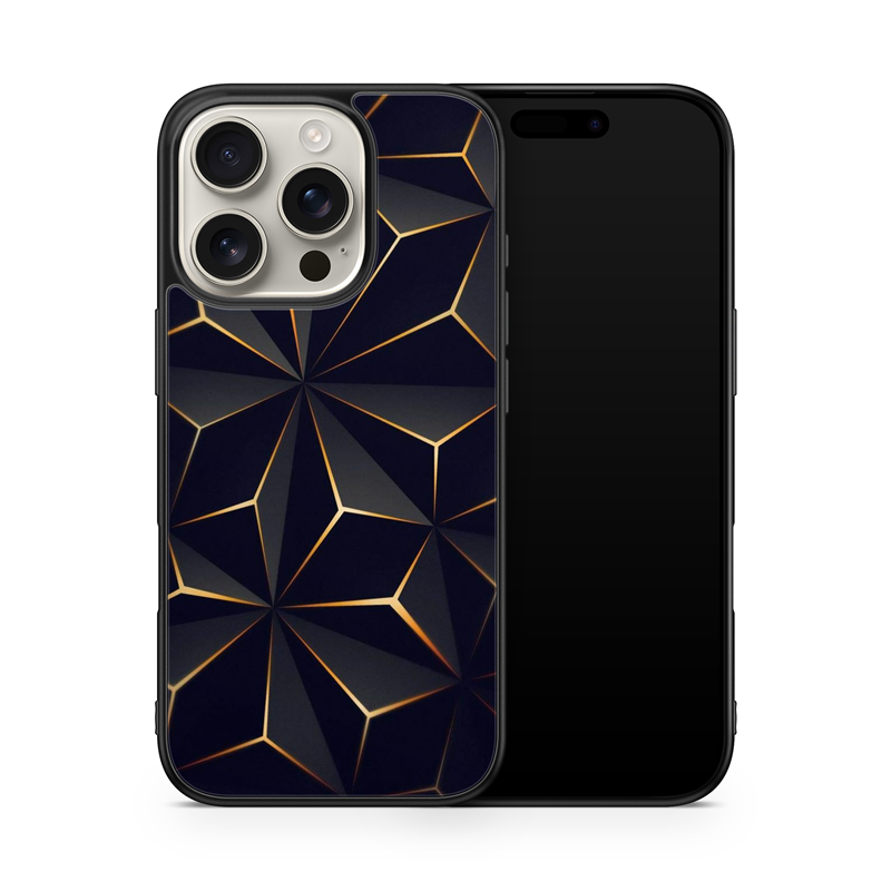 Husa Low Poly Gold Apple iPhone Impact Ultra