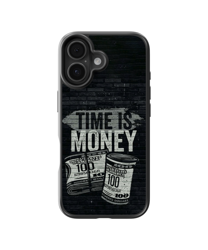 Husa Time is Money Apple iPhone Impact Ultra