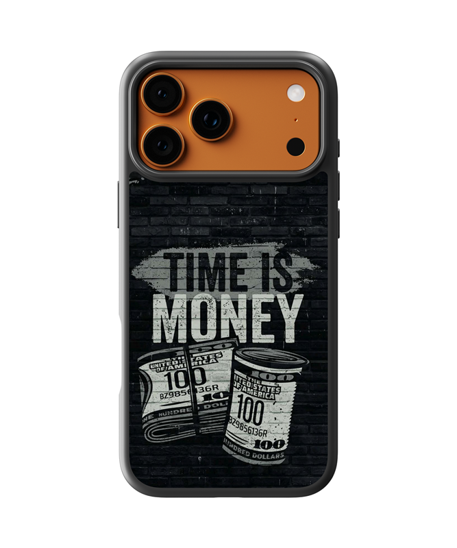 Husa Time is Money Apple iPhone Impact Ultra