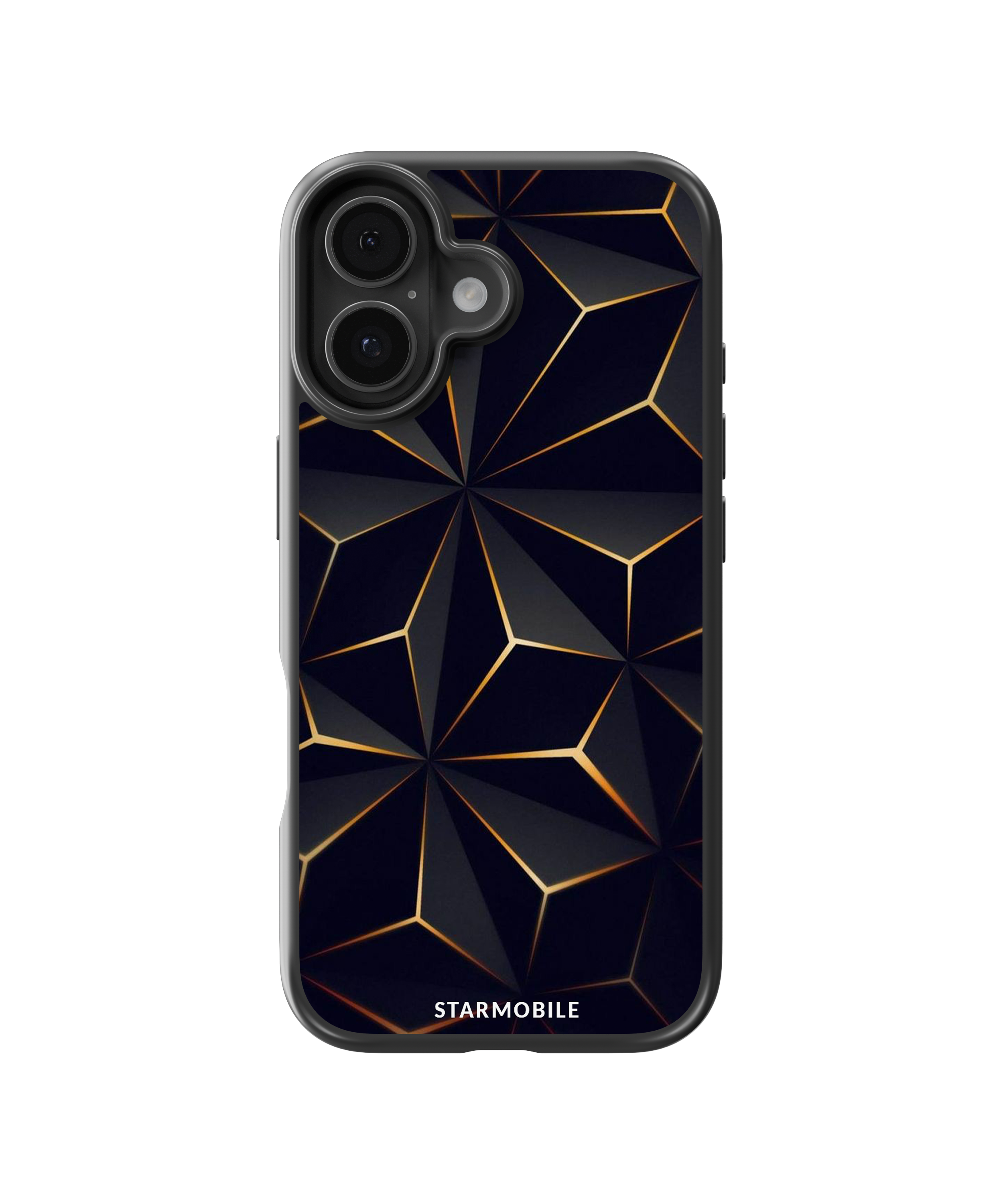 Husa Low Poly Gold Apple iPhone Impact Ultra