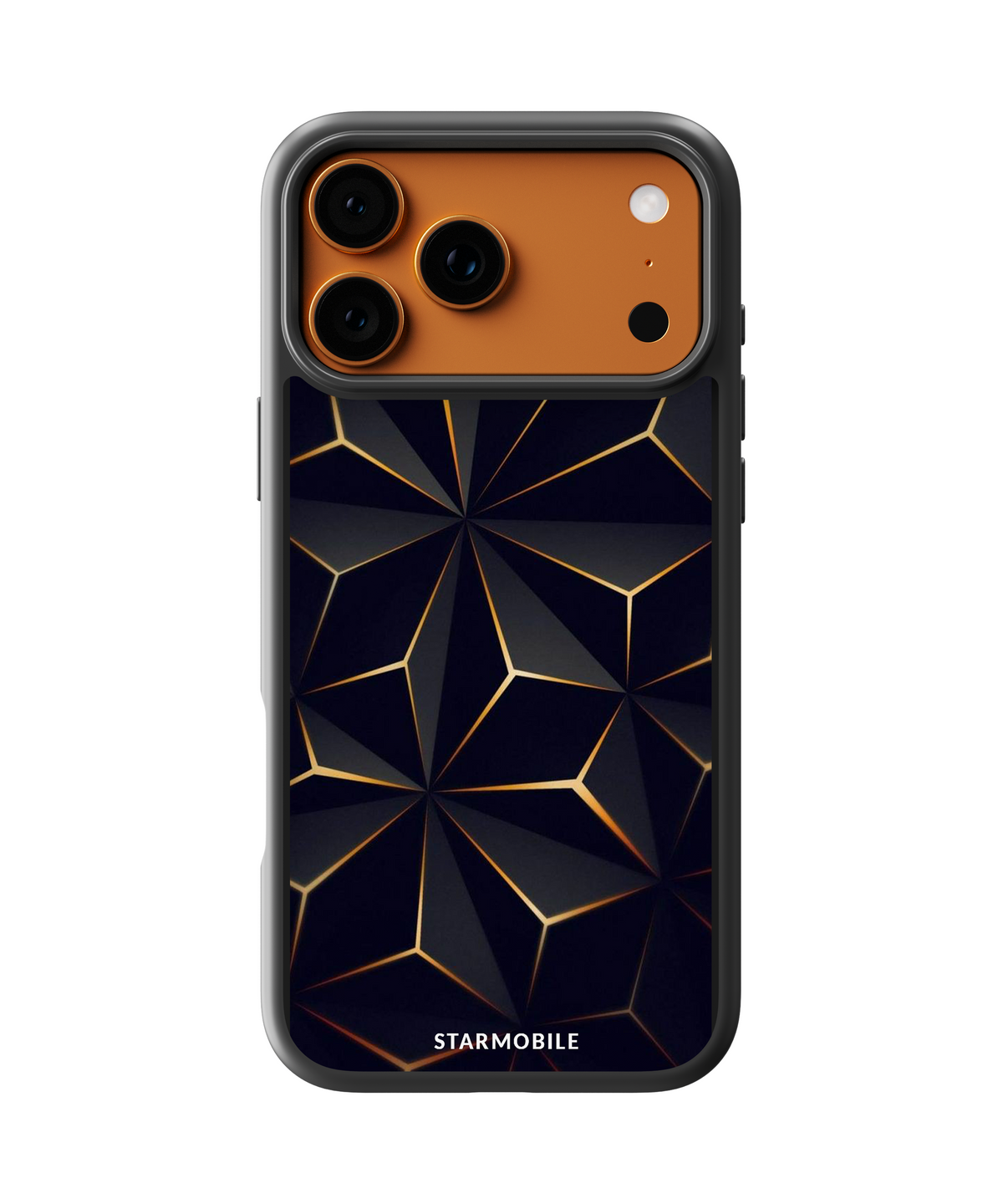 Husa Low Poly Gold Apple iPhone Impact Ultra