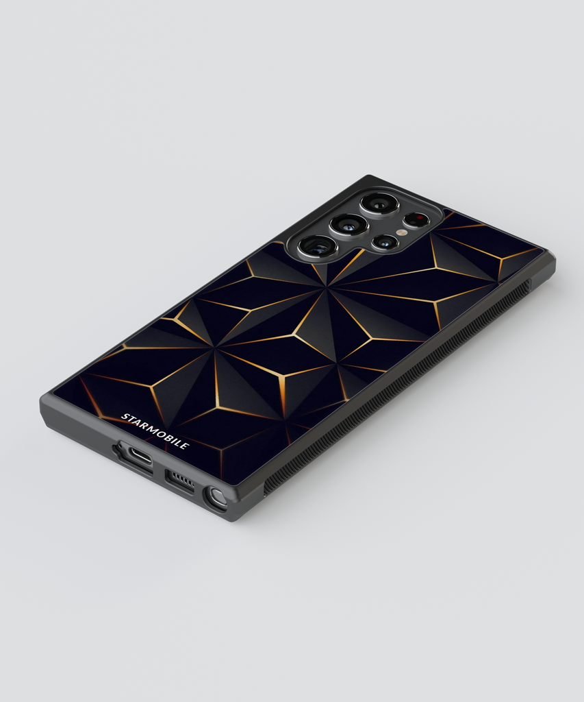 Husa Low Poly Gold Samsung Impact Ultra