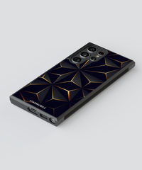 Husa Low Poly Gold Samsung Impact Ultra