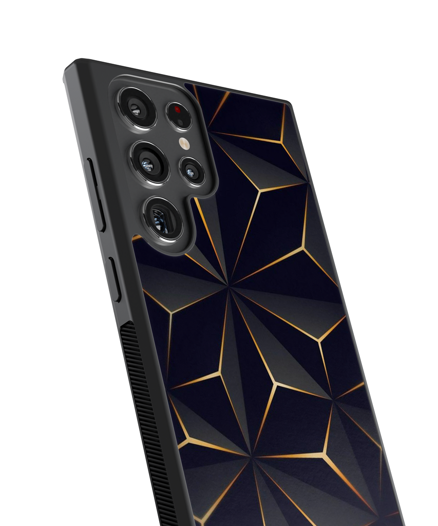 Husa Low Poly Gold Samsung Impact Ultra