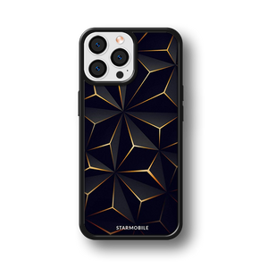 Husa Low Poly Gold Apple iPhone Impact Ultra