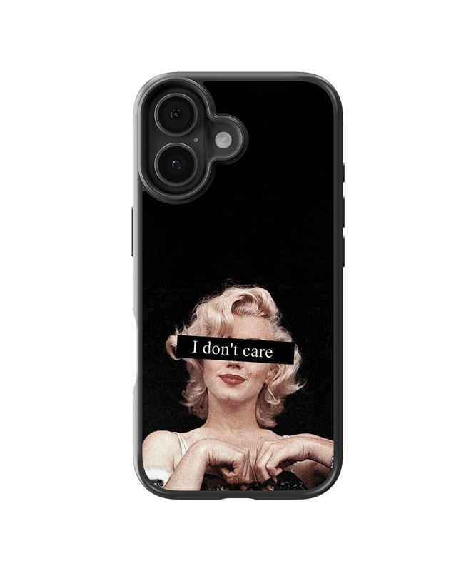 Husa I don't care Apple iPhone Impact Ultra