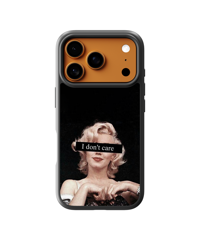 Husa I don't care Apple iPhone Impact Ultra