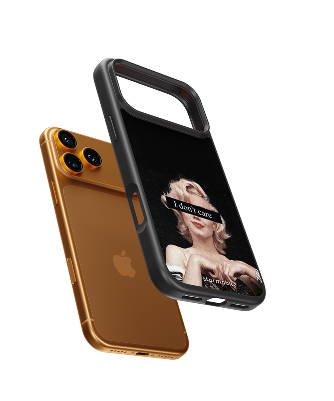 Husa I don't care Apple iPhone Impact Ultra