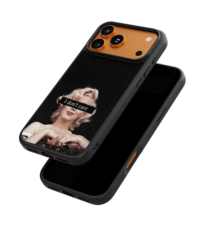 Husa I don't care Apple iPhone Impact Ultra