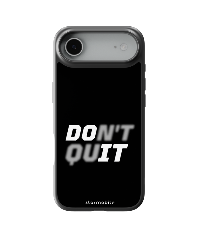Husa Don't quit Apple iPhone Impact Ultra