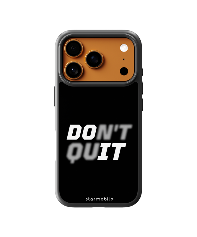 Husa Don't quit Apple iPhone Impact Ultra