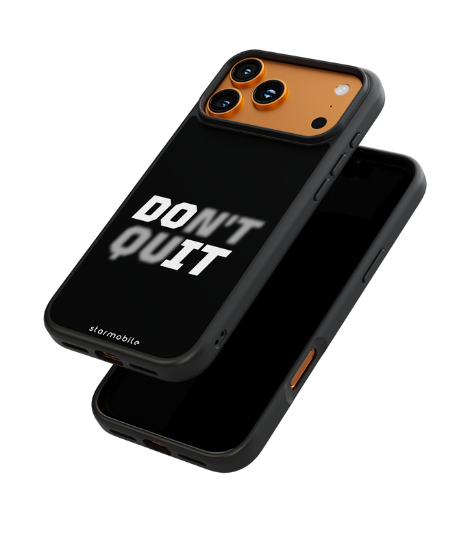 Husa Don't quit Apple iPhone Impact Ultra