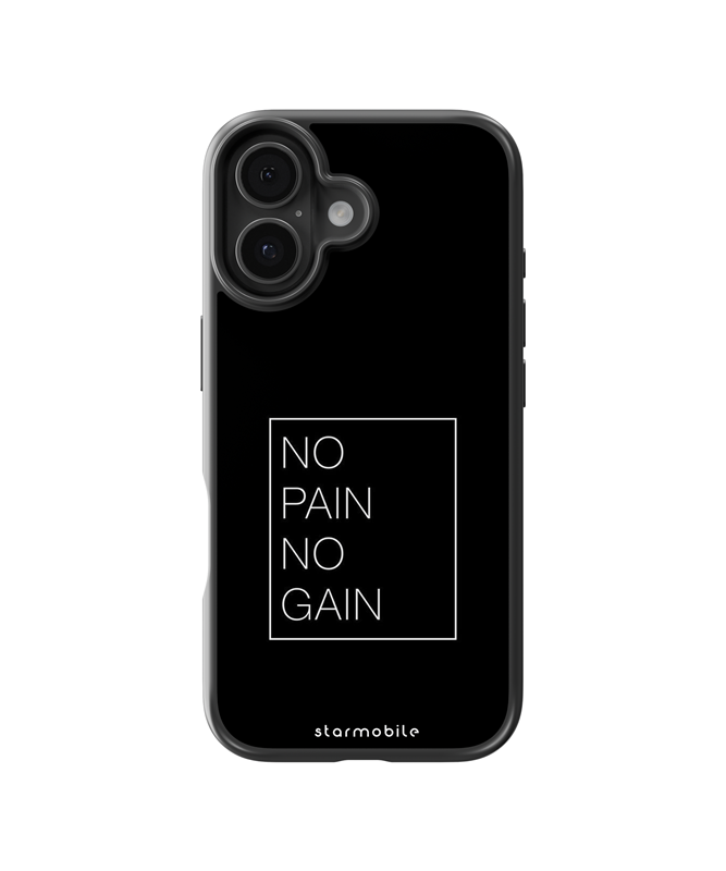 Husa No Pain No Gain Apple iPhone Impact Ultra