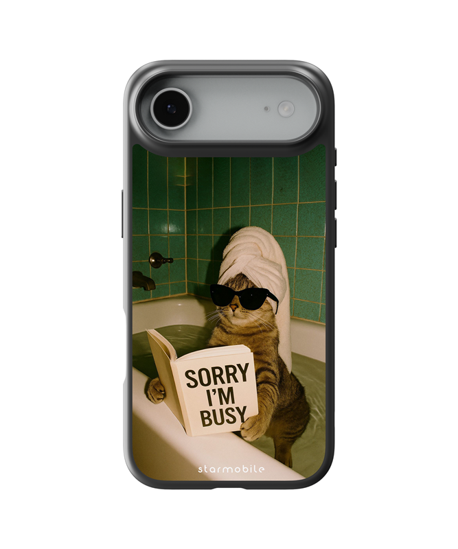 Husa I'm Busy 2 Apple iPhone Impact Ultra