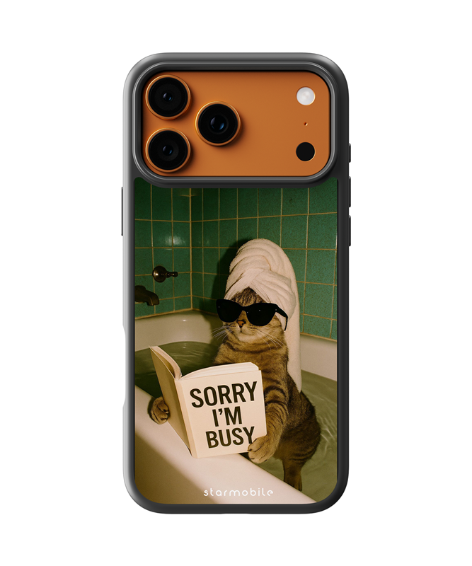 Husa I'm Busy 2 Apple iPhone Impact Ultra