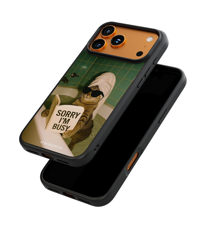 Husa I'm Busy 2 Apple iPhone Impact Ultra