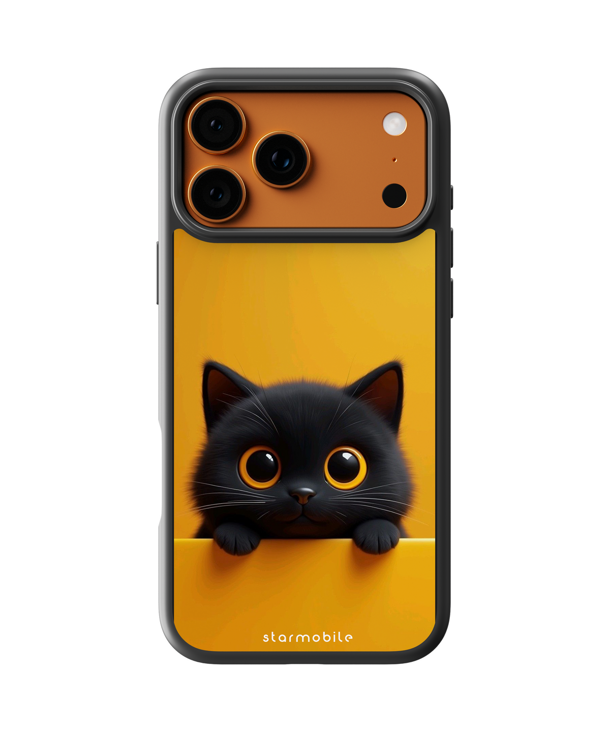 Husa Yellow Kitten 2 Apple iPhone Impact Ultra