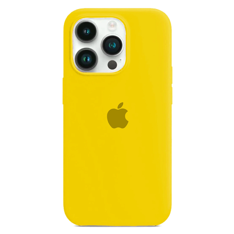 Husa Silicon pentru Apple iPhone - Yellow