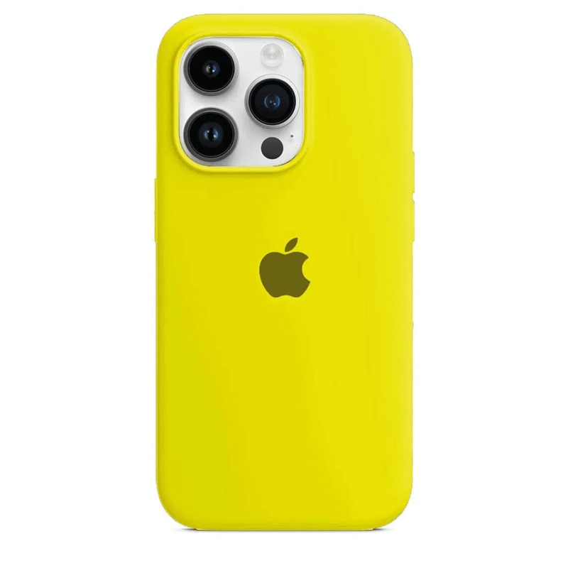 Husa Silicon pentru Apple iPhone 13 Pro - Lemon