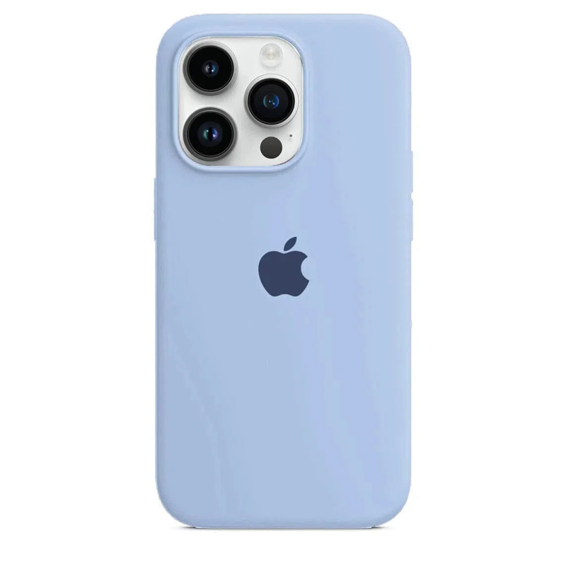 Husa Silicon pentru Apple iPhone 15 Pro Max - Baby Blue
