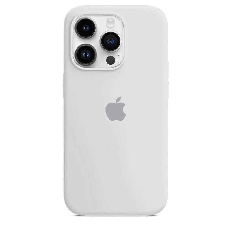 Husa Silicon pentru Apple iPhone 16 Pro - White