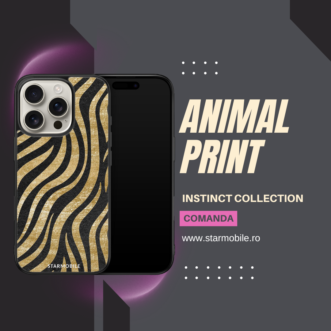 Husa Animal Print Apple iPhone Impact Ultra