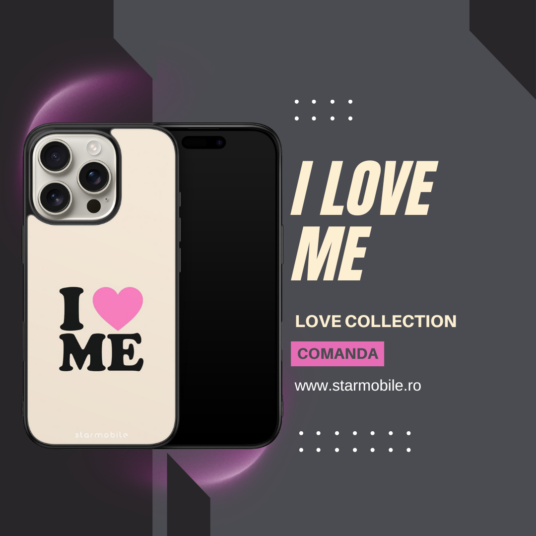 Husa I LOVE ME Apple iPhone Impact Ultra