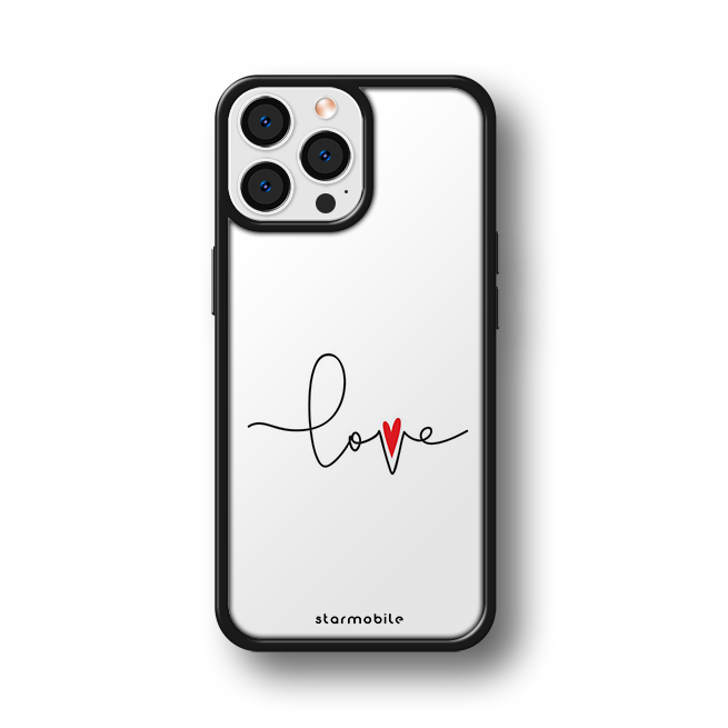 Husa Love Heart Apple iPhone Impact Ultra