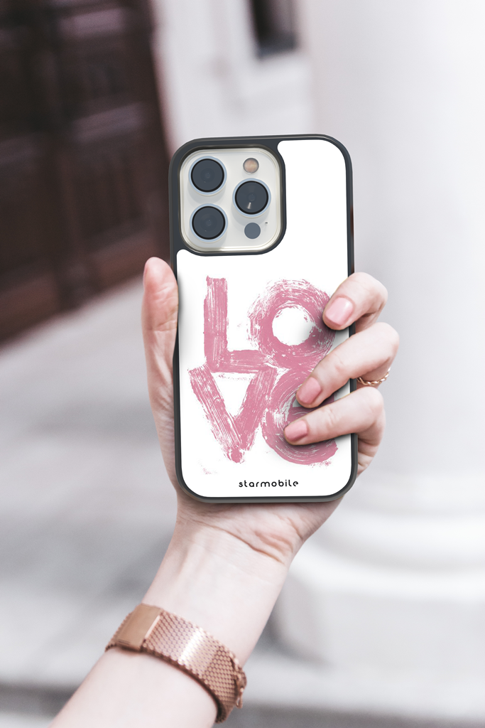 Husa Pink Love Apple iPhone Impact Ultra