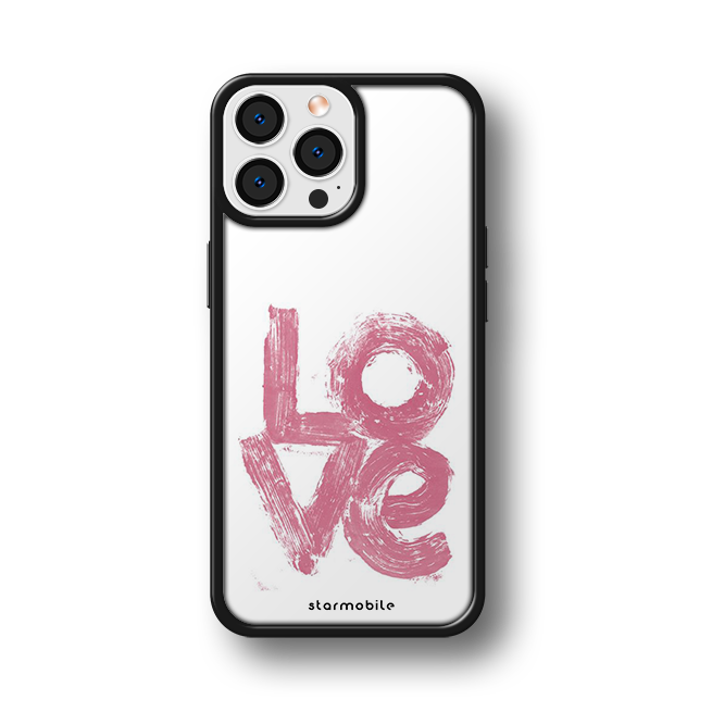 Husa Pink Love Apple iPhone Impact Ultra