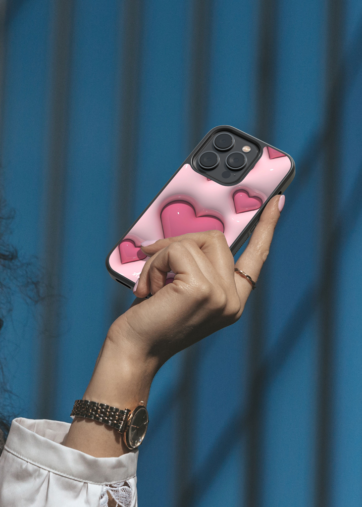 Husa Puffer Heart Apple iPhone Impact Ultra