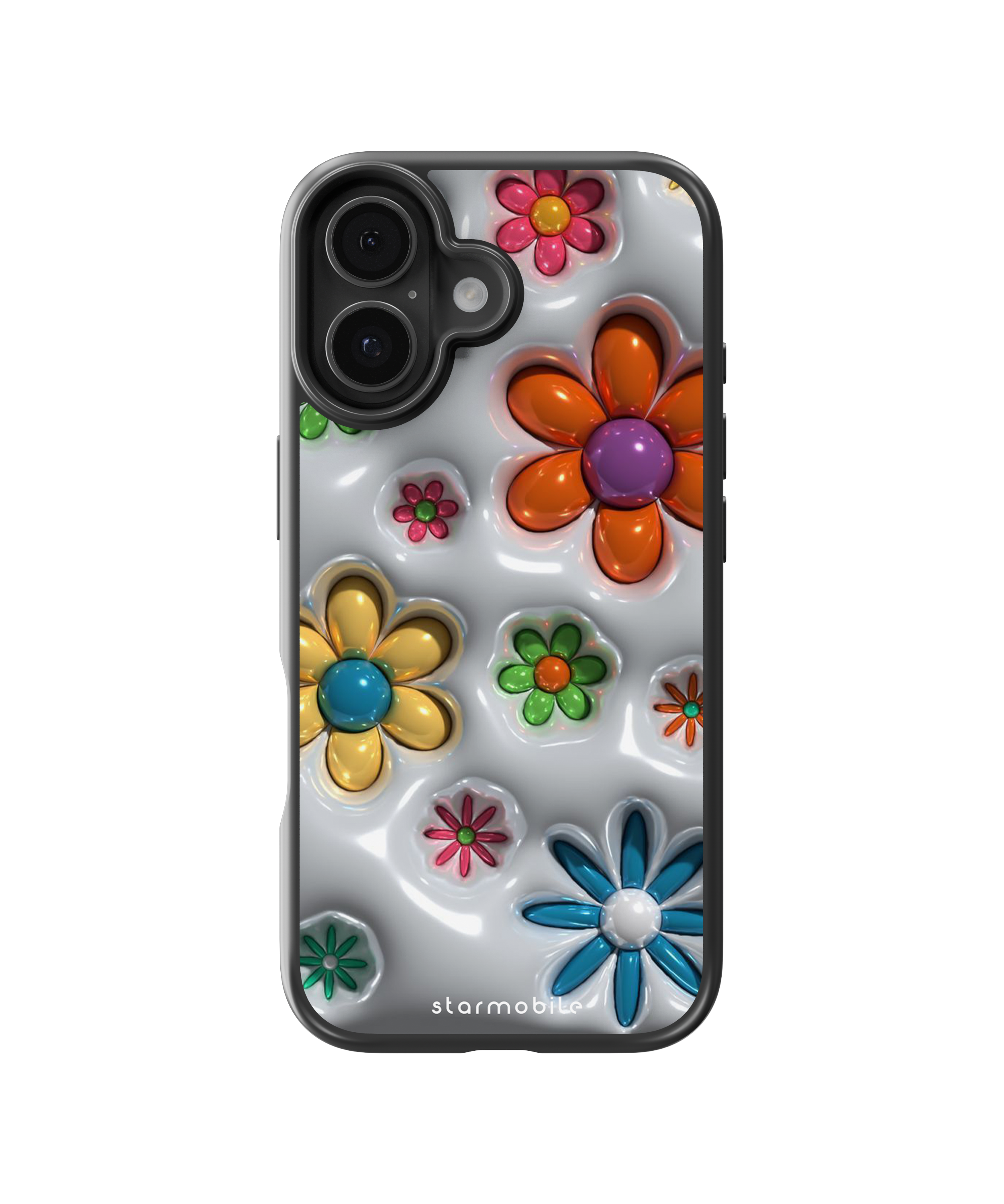 Husa Flowers 3D Apple iPhone Impact Ultra