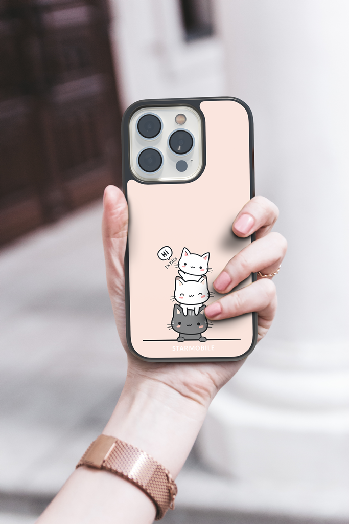 Husa Pink Kitty Cat Apple iPhone Impact Ultra
