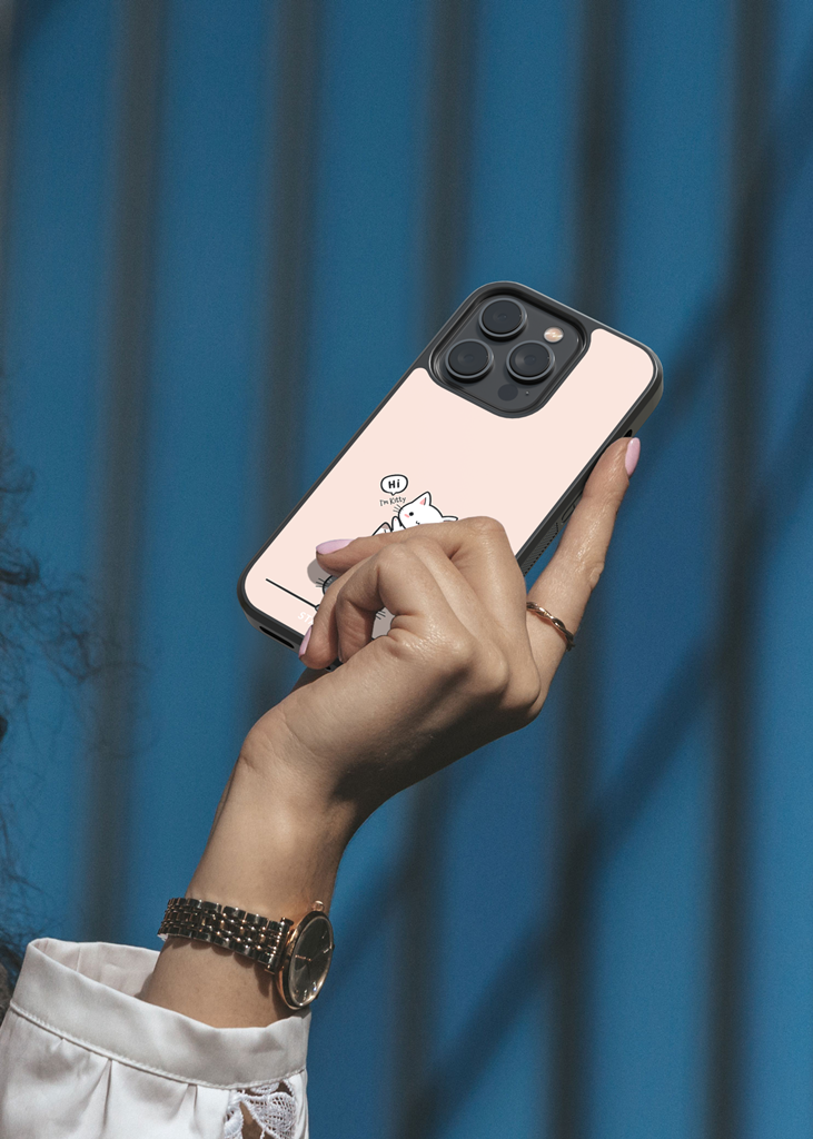Husa Pink Kitty Cat Apple iPhone Impact Ultra