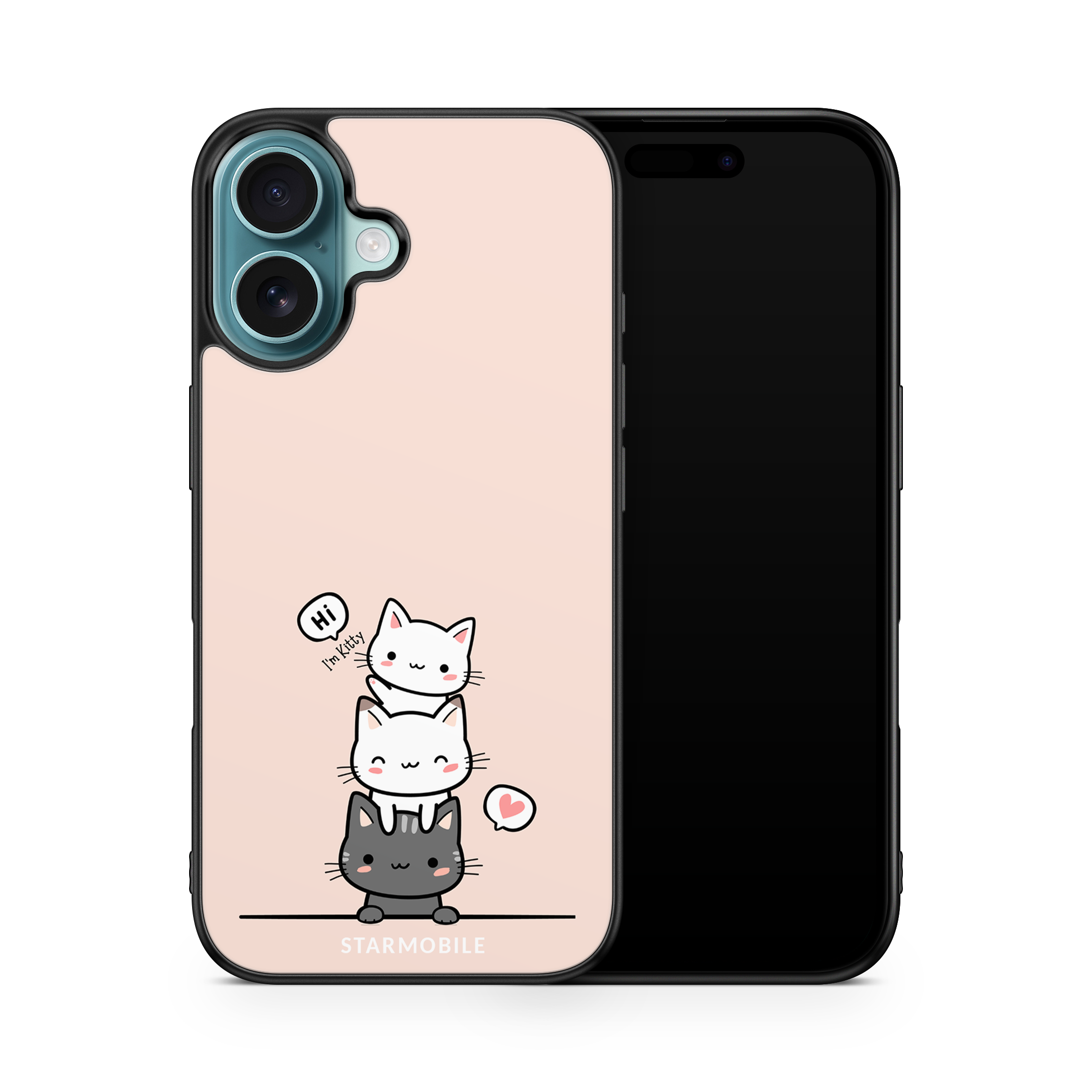 Husa Pink Kitty Cat Apple iPhone Impact Ultra