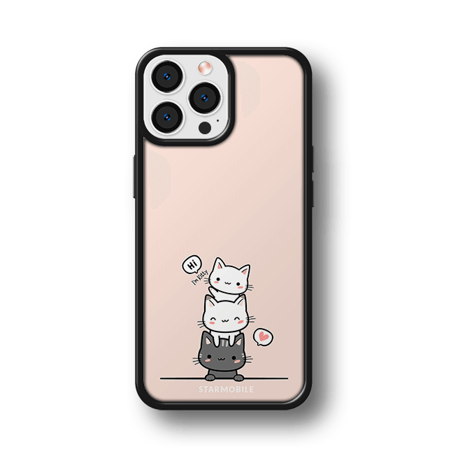 Husa Pink Kitty Cat Apple iPhone Impact Ultra