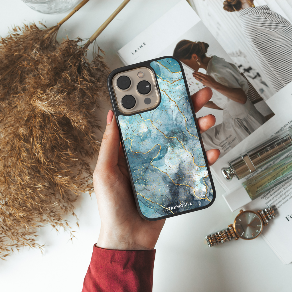 Husa Blue Gold Apple iPhone Impact Ultra
