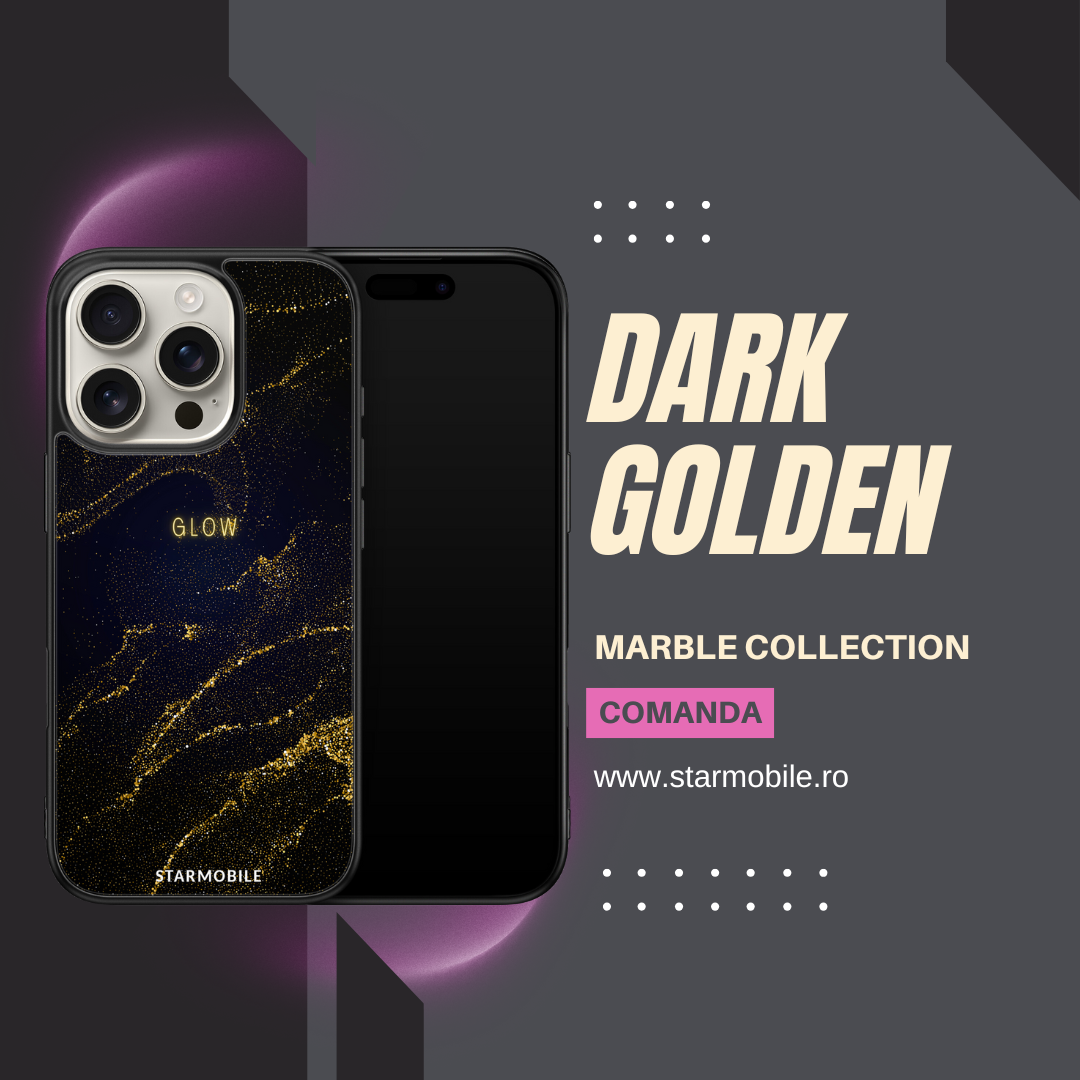 Husa Dark Golden Apple iPhone Impact Ultra