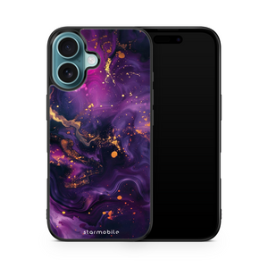 Husa Violet Abstract Apple iPhone Impact Ultra