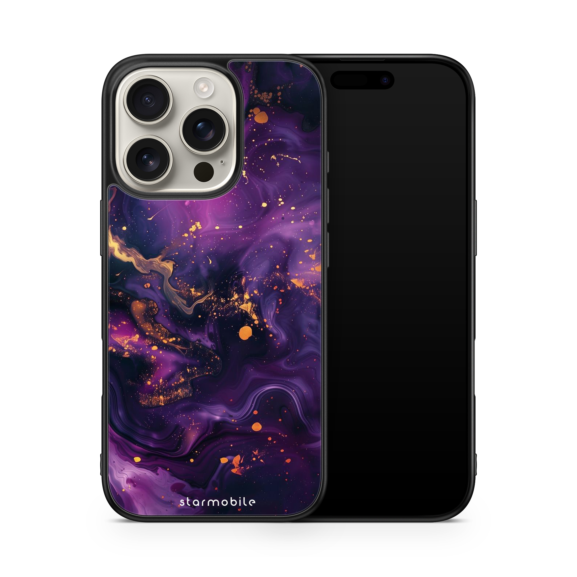 Husa Violet Abstract Apple iPhone Impact Ultra