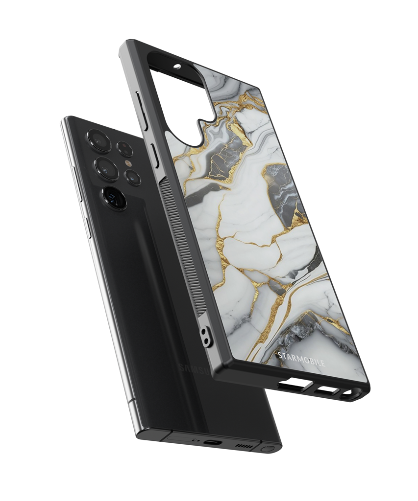 Husa White Gold Samsung Impact Ultra