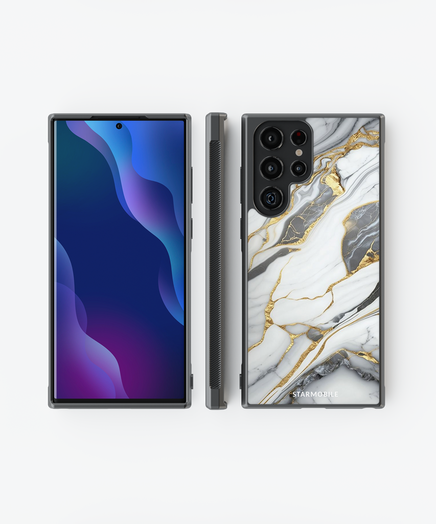 Husa White Gold Samsung Impact Ultra