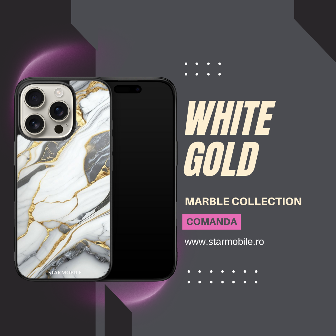 Husa White Gold Apple iPhone Impact Ultra