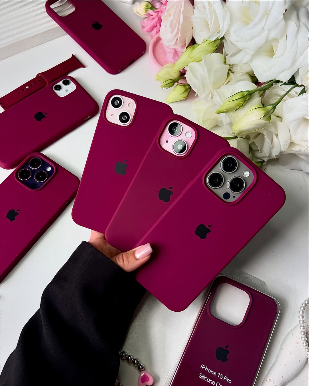 Marsala Silicone Case iPhone