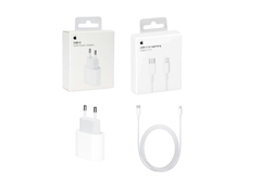 Pachet Incarcator Apple iPhone MHJE3ZM/A si Cablu de date MUQ93ZM/A Retail Boxes