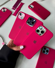Husa Silicon iPhone Rose Red