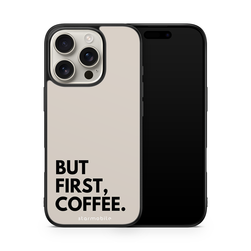 Husa But First Coffee. Apple iPhone Impact Ultra