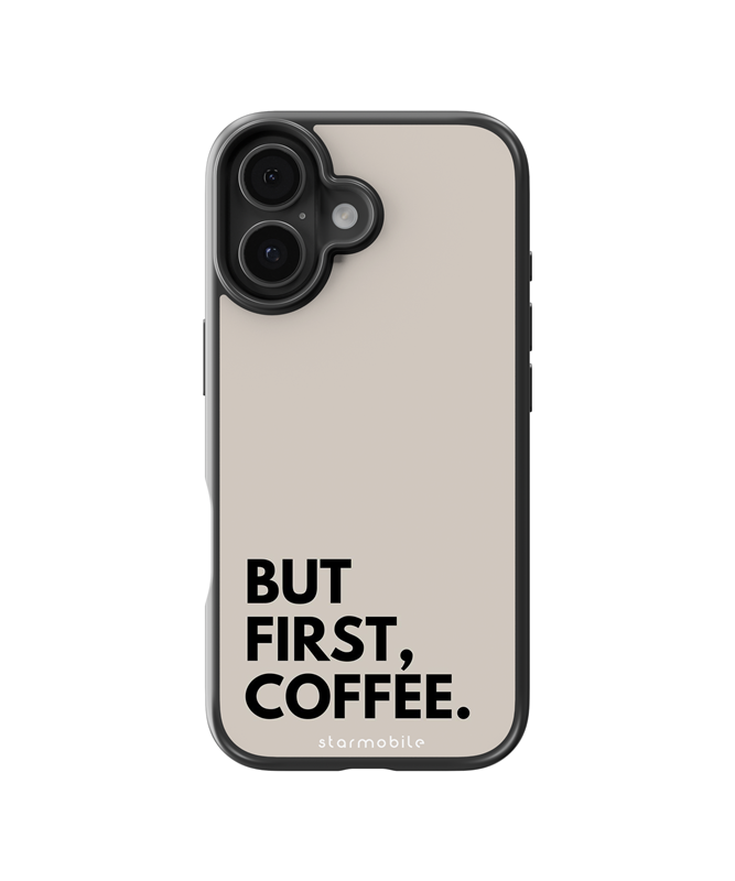 Husa But First Coffee. Apple iPhone Impact Ultra