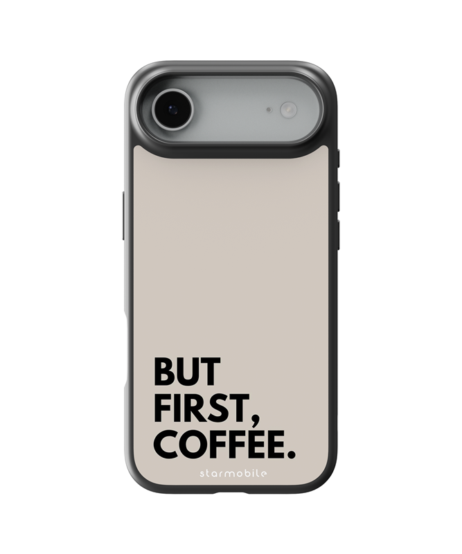 Husa But First Coffee. Apple iPhone Impact Ultra